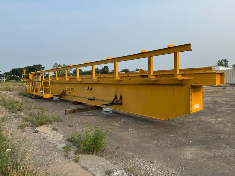 75 TON X 57' SPAN CRANE MFG OVERHEAD BRIDGE CRANE. STOCK  # 0790324