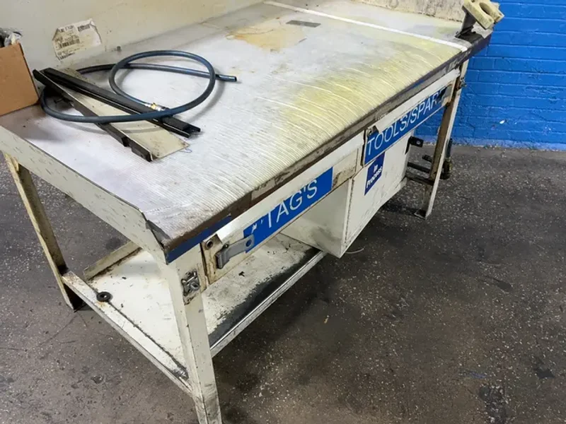 STRONG HOLD 36” X 60” / 2 DRAWERS WORKBENCH