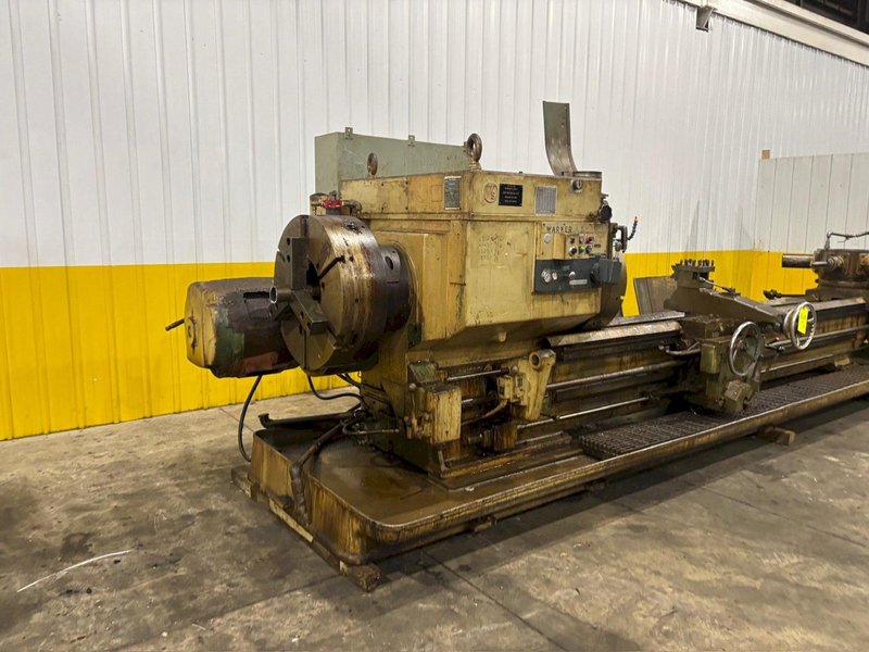 #4A WARNER &amp; SWASEY MODEL #M-3580 SQUARE HEAD 12.5&quot;
 HOLLOW SPINDLE X 144&quot; EXTENDED BED TURRET LATHE: YOBRO #24423