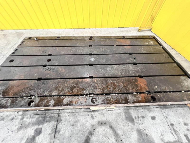 6&#039; X 12&#039; BAY CAST T-SLOT STEEL FLOOR PLATE / LAYOUT TABLE: STOCK #21664