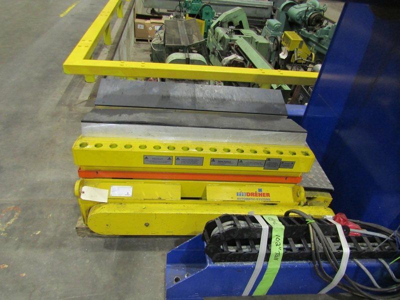 60" x 30,000# DREHER MANDREL UNCOILER W/ COIL CAR