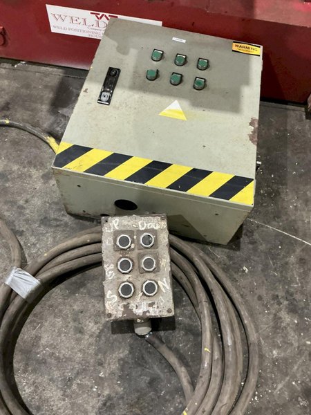 300 TON X 120" DIAMETER WELDWIRE MODEL #CAS-150 TRACK MOUNTED POWERED TANK TURNING ROLLS, 1 DRIVE &amp; 3 IDLERS: YOBRO #25736