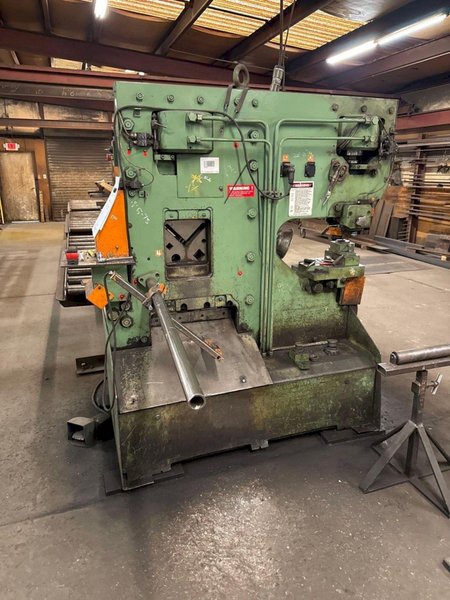 140 TON PEDDDINGHAUS MODEL #PEDDIMAX 110/140 HYDRAULIC IRONWORKER: STOCK #23285