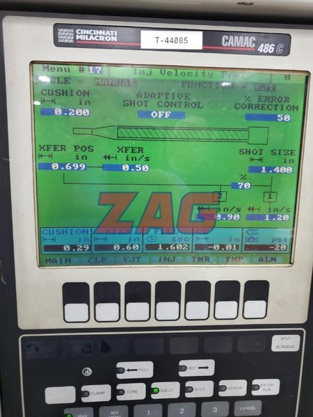 Cincinnati Milacron Used MH300-29 Injection Molding Machine, 300 ton,  29 oz.