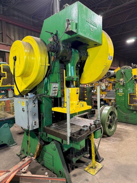 125 TON JOHNSON 125BG/AC OBI PRESS. STOCK# 0683224