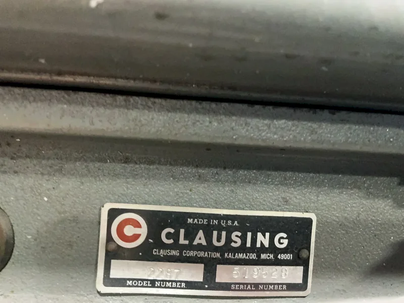 CLAUSING 16” X 18” DRILL PRESS   -  2287