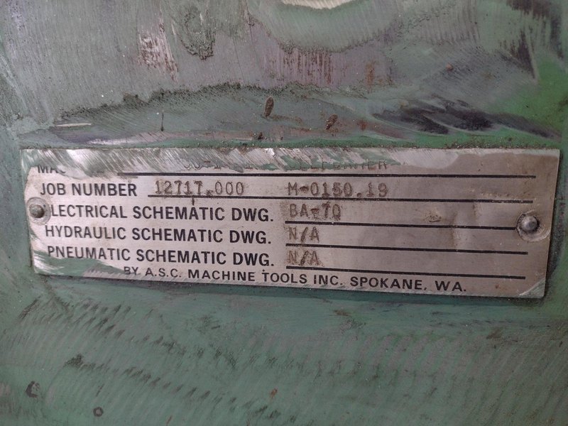 14 STAND X 3.5&quot; X 50&quot; ASC DOUBLE DECK DUAL HEIGHT PANEL ROLLFORMER: STOCK #14732