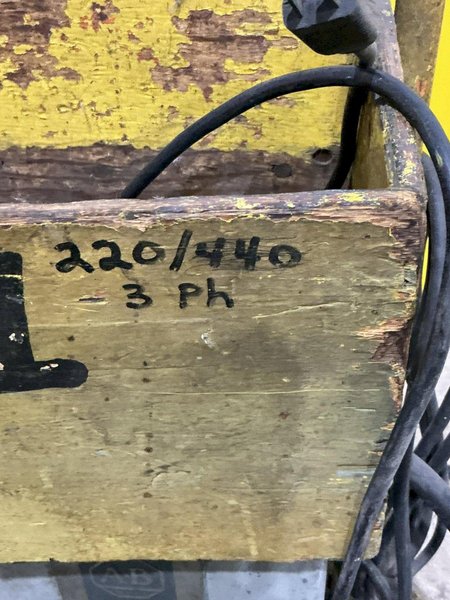 3 PHASE 4-WIRE ELECTRIC MOTOR TEST DOLLY: YOBRO #25054