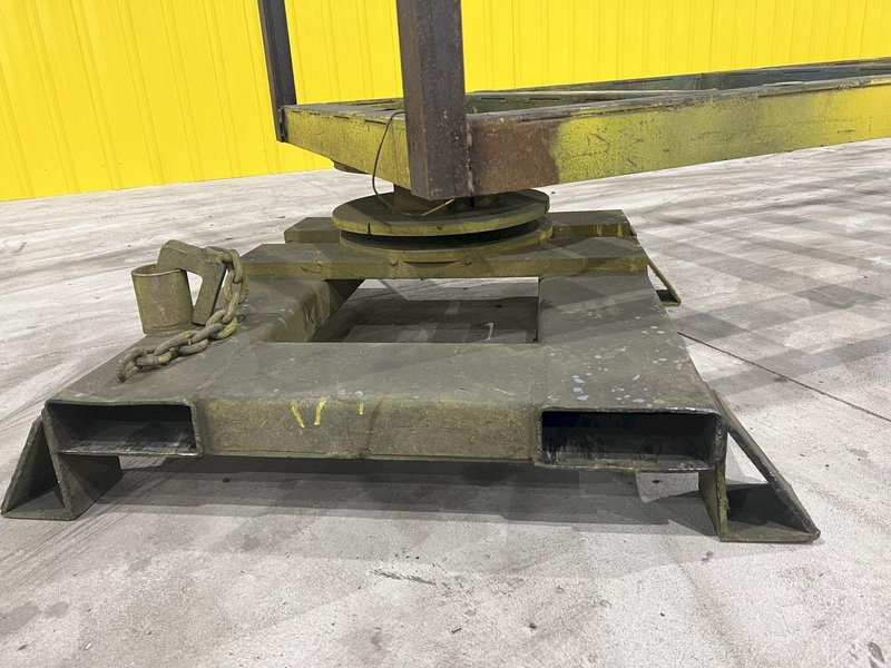 10,000 LBS X 12&#039; HEAVY DUTY MOBILE TRANSFER CART WITH FORK POCKETS: STOCK #20243