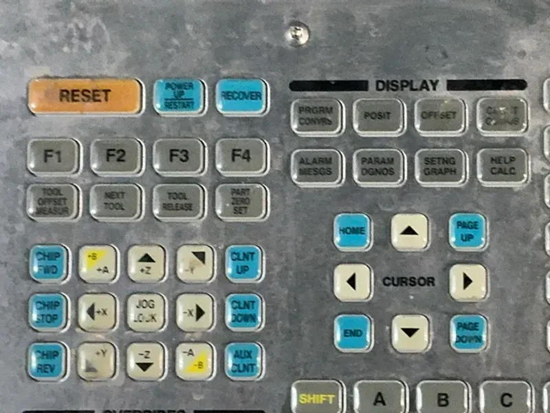 Haas CNC Control Panel