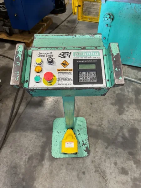 PIRANHA #3506  6’ x 35 Ton Hydraulic Press Brake &amp; CNC Back Gauge USA #7982