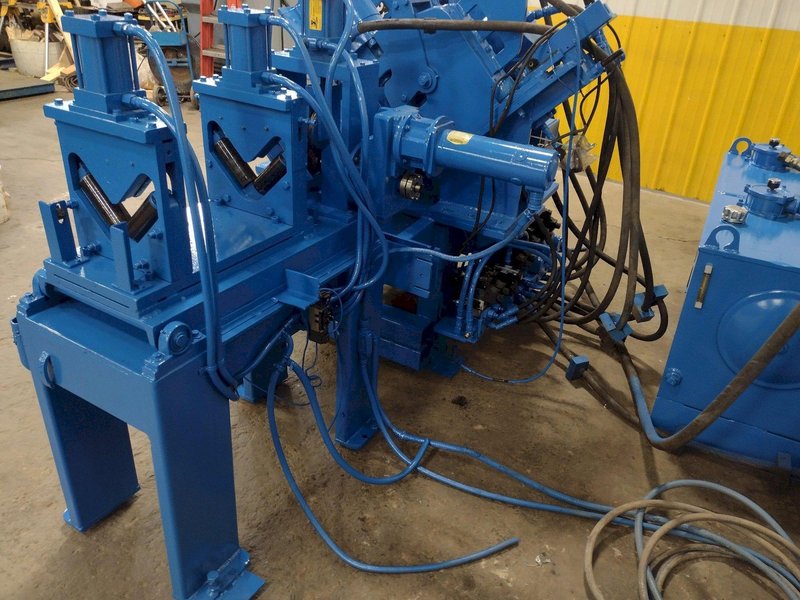 6&quot; x 6&quot; ANGLE - CONTROLLED AUTOMATION FABRILINE AUTOMATIC PUNCH AND SHEAR ANGLE LINE: STOCK #16465