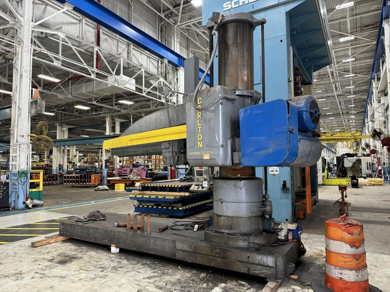 12&#039; X 26&quot; CARLTON 5A RADIAL ARM DRILL. STOCK # 0902724