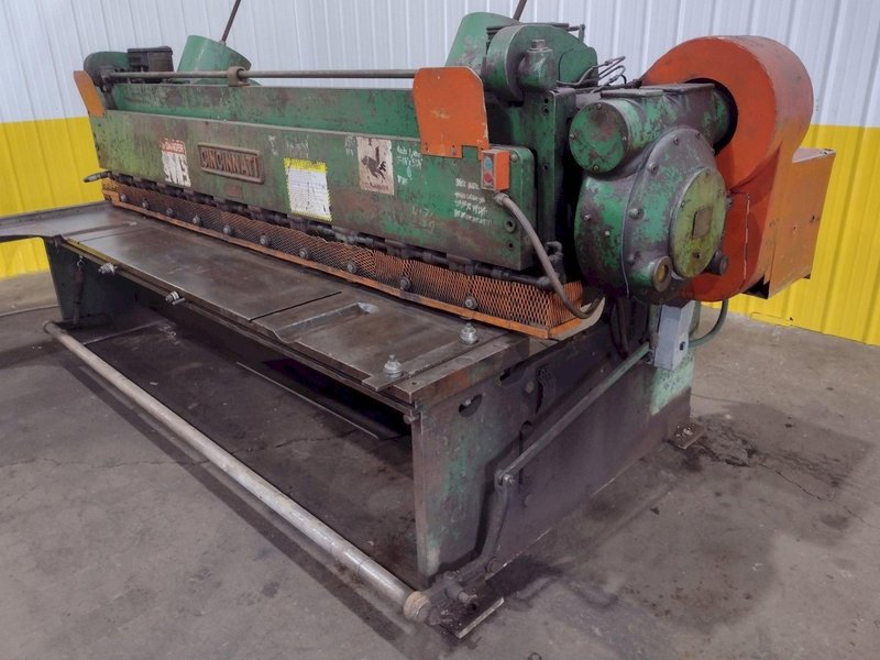 10&#039; X 1/4&quot; CINCINNATI MODEL #1810 MECHANICAL POWER SQUARING SHEAR: STOCK #19012