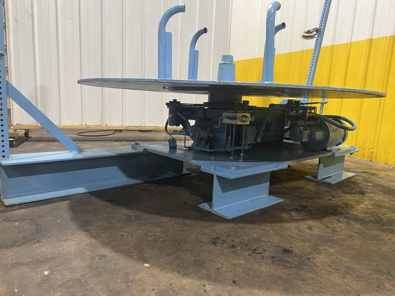 5,000 LBS x 72" ACCRA HORIZONTAL PALLET TYPE MOTORIZED COIL REEL UNCOILER: STOCK 18986