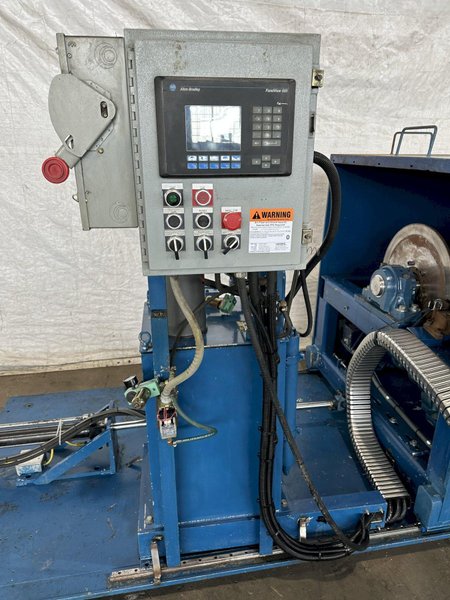 5,000 LB 36" TULSA-POWER HDC-SP HYDRAULIC MANDREL DECOILER. STOCK # 0315323