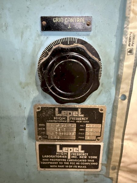 120 KVA LEPEL INDUCTION HEATER. STOCK # 0661725