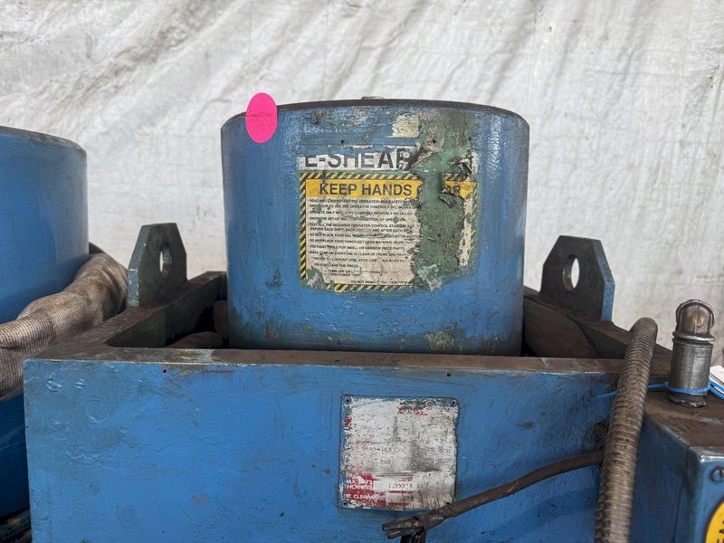 16&quot; X 1&quot; STEEL PLATE FRANKLIN MANUFACTURING PUNCH &amp; SHEAR LINE. STOCK # 0663725