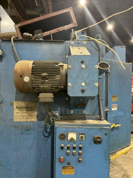 72” TABLE PANGBORN MODEL 6LK-7 ROTOBLAST SHOT BLAST MACHINE: YOBRO #25134