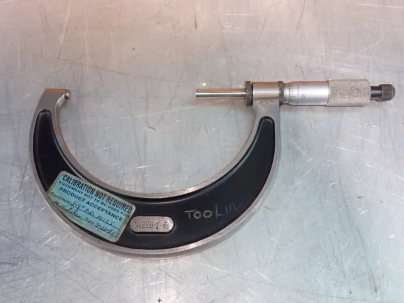 STARRETT 2-3" TO 11-12" OUTSIDE MICROMETER SET W/CASE