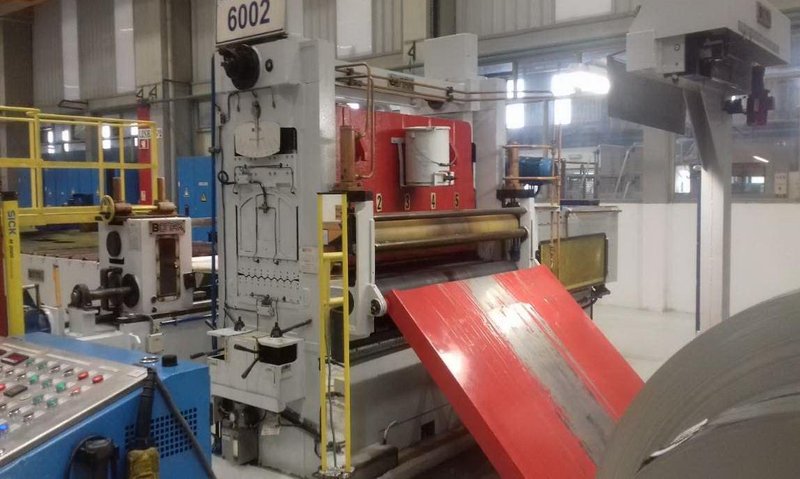 1500mm x 3mm Bonak Loop Cut to Length Line with Electromagnetic Stacker