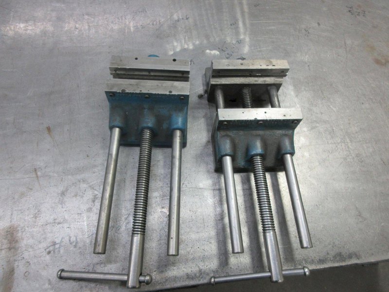 Heinrich 6in Drill Vises (2) with Approx 10" Opening- Auction Item