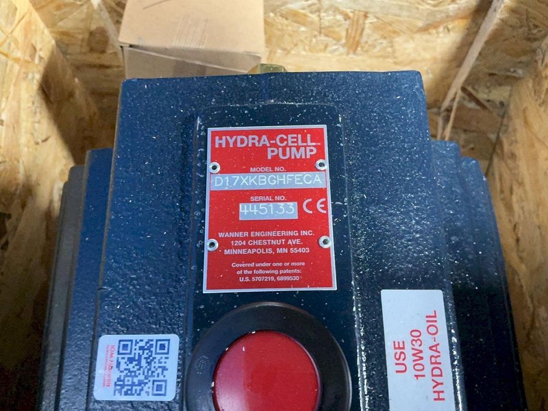 WANNER ENGINEERING INC. HYDRA-CELL DIAPHRAGM PUMP  -  D17XKBGHFECA