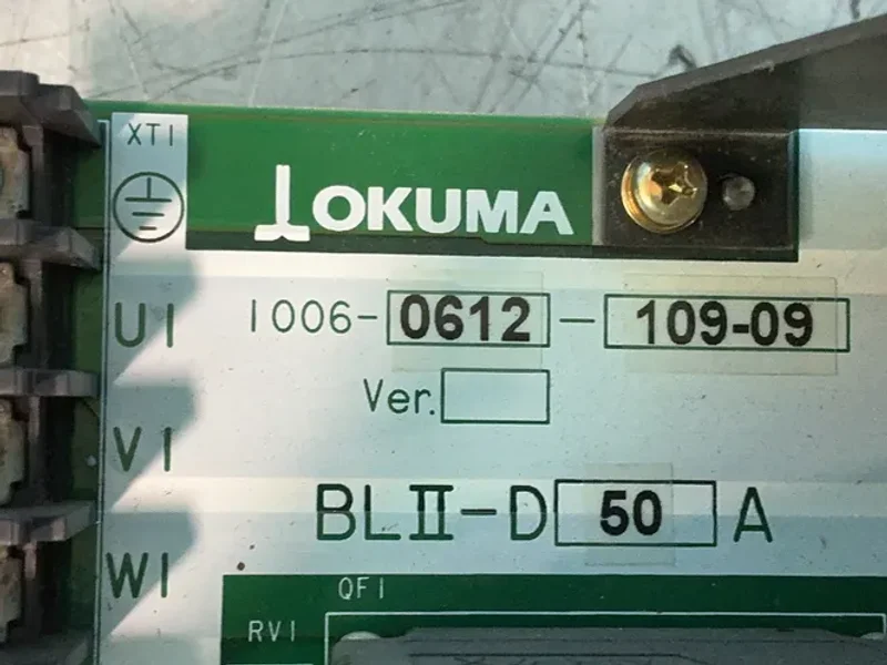 OKUMA BLII-D SERVO DRIVE  -  1006-0612-109-09 / BLII-D50A