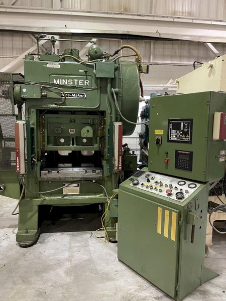 60 ton Minster Model P2-60-36 Piece-Maker Used Highspeed Straight Side Mechanical Metal Stamping Press For Sale, Year 1975