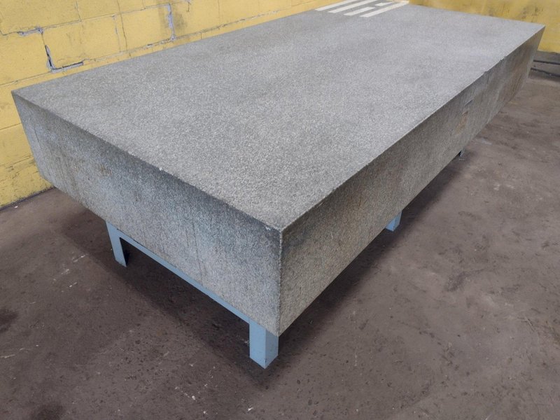 8&#039; X 4&#039; X 14&quot; ROCK OF AGES PRECISION LAYOUT INSPECTION GRANITE TABLE: STOCK #23794
