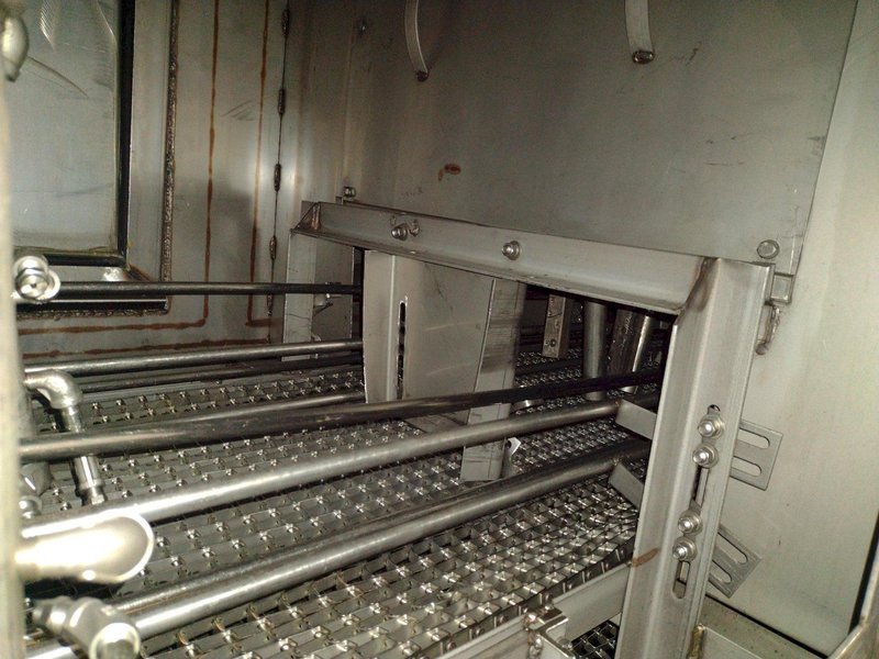 24" WIDE FPI SYSTEMS MODEL #CBW-24 STAINLESS STEEL CONVEYOR TYPER PASS-THROUGH PARTS WASHER: YOBRO #25173