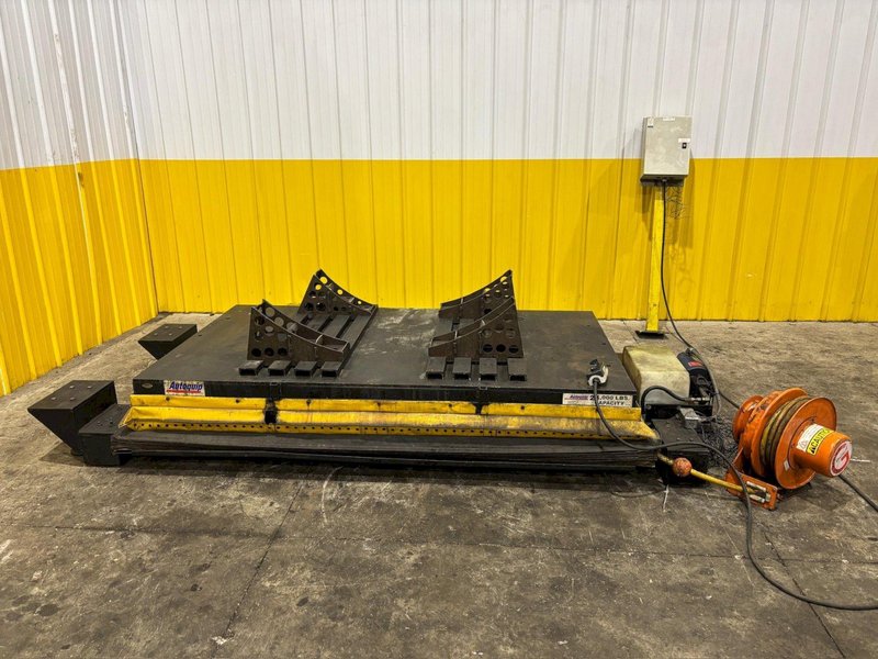 24,000 LBS X 7’ X 4’ AUTOQUIP MODEL #36KK24 HYDRAULIC LIFT TABLE: YOBRO #24355