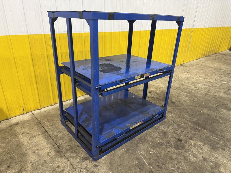 (4) 1,000 LB CAPACITY DIE RACKS W/ SLIDING SHELVES: YOBRO #24478