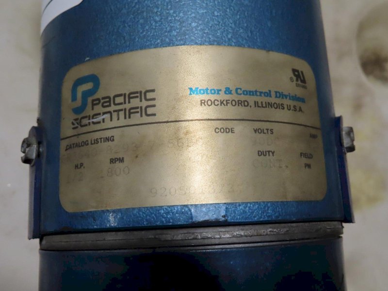 Pacific Scientific SR3640-8293-7-56BC Motor- Auction Item