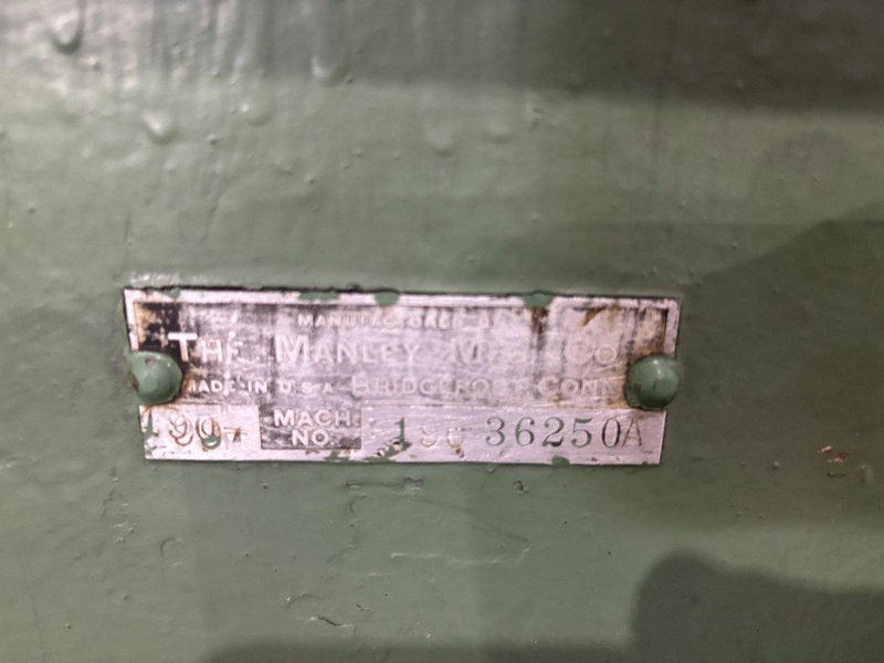 60 TON BRIDGEPORT MANELY H-FRAME HYDRAULIC POWERED SHOP PRESS: STOCK #23116