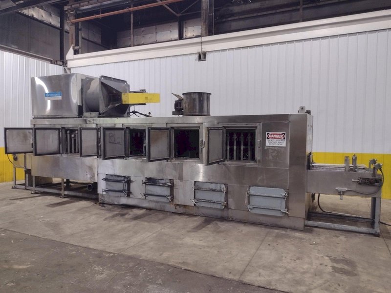24" WIDE FPI SYSTEMS MODEL #CBW-24 STAINLESS STEEL CONVEYOR TYPER PASS-THROUGH PARTS WASHER: YOBRO #25173