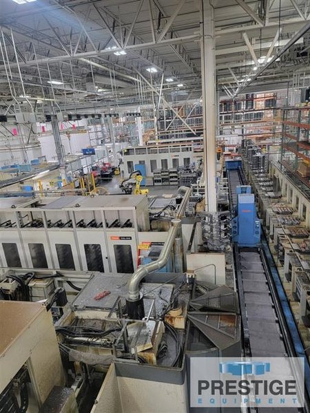 Mazak FH6000 3-Machine CNC Horizontal FMS with Palletech System