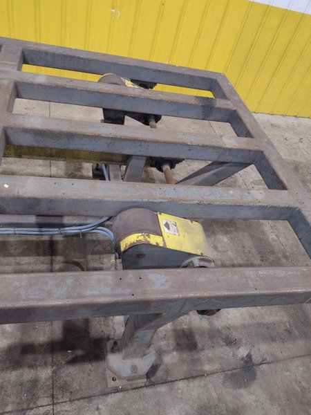 16&#039; POWERED INFEED TABLE, USED FOR LOADING SHEETS IN A SHEAR / BRAKE: YOBRO #24335