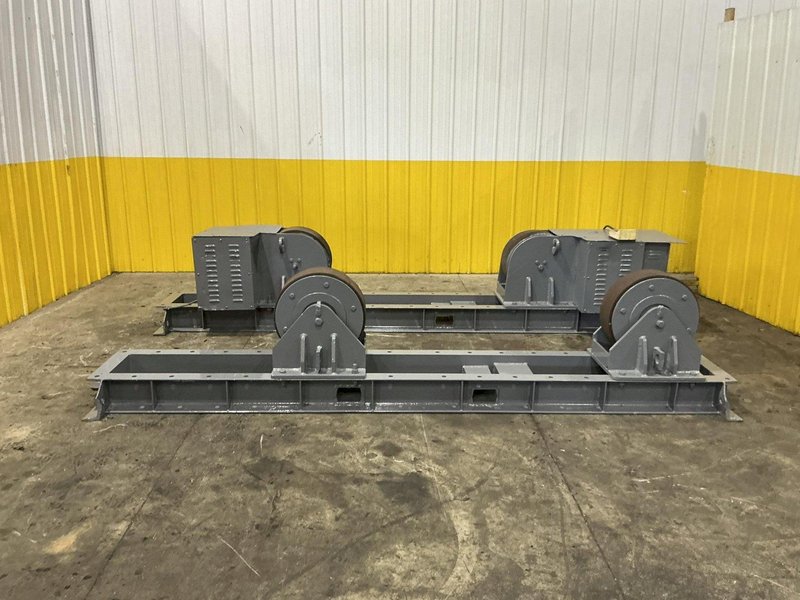 30 TON ROMAR MODEL #PR 30/45 DM POWER &amp; IDLER SET TANK TURNING ROLLS: YOBRO #25218