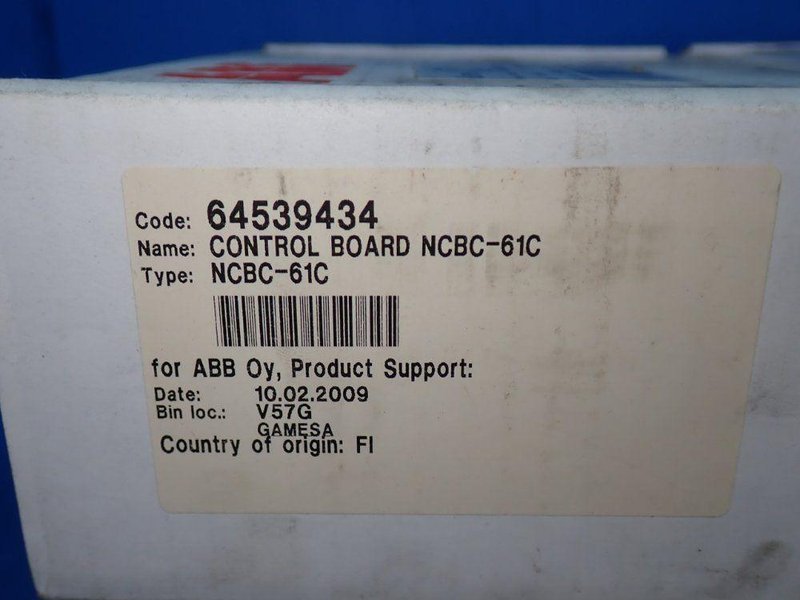 ABB FREQUENCY CONVERTER CONTROL BOARDS  -  NCBC-61C