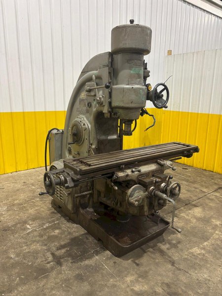 #3 KEARNEY &amp; TRECKER MILWAUKEE MODEL #3 VERTICAL MILLING MACHINE 64" x 13" x 10 HP: YOBRO #24458
