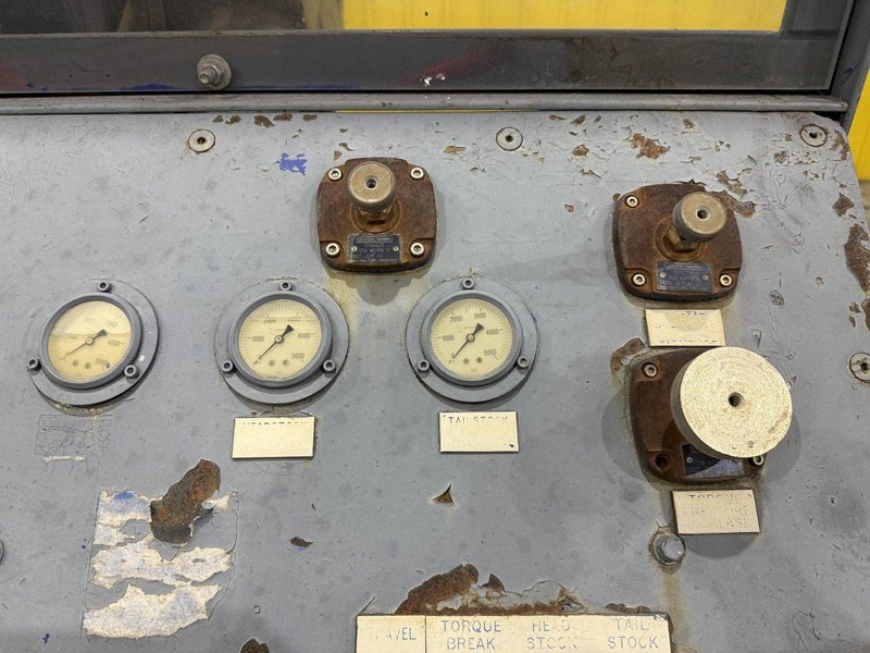 12" GOTCO MODEL #FT-80-2145 PIPE BUCKING "MAKE &amp; BREAK" TORQUE PIPE MACHINE: YOBRO #24411