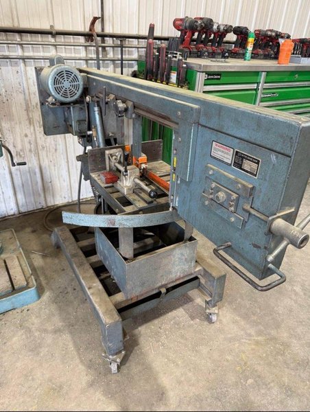 1 - PREOWNED ELLIS MITRE BANDSAW, MODEL #: 1800, S/N: 18987414