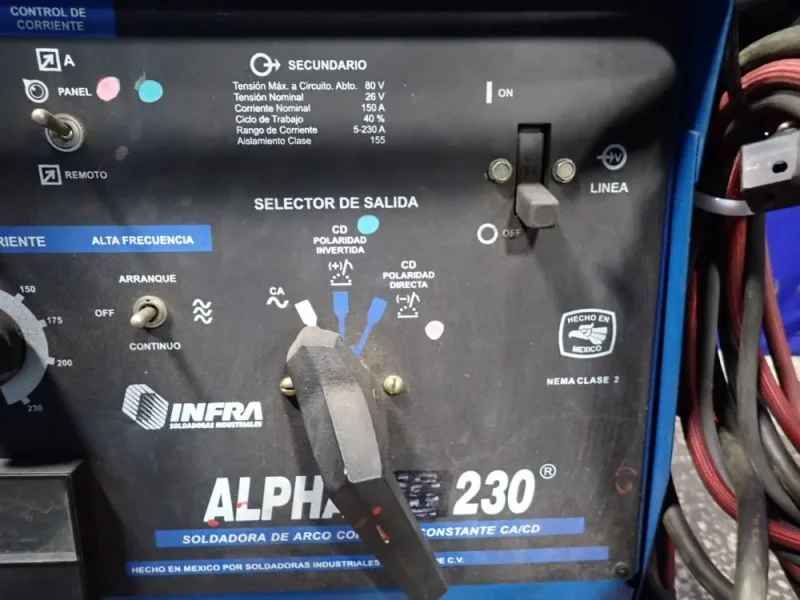 INFRA 150 AMPS TIG WELDER  -  ALPHA TIG 230