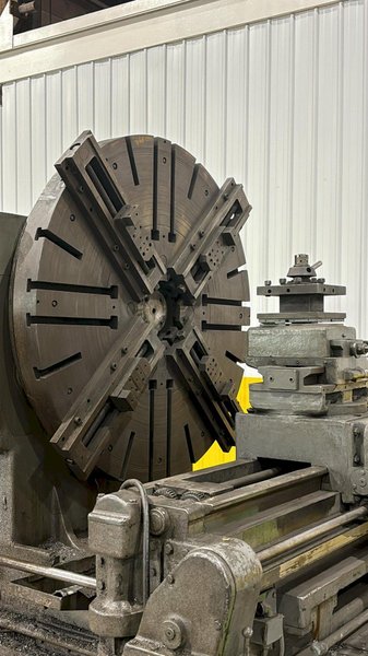 120&quot; SWING CRAVEN HEAVY DUTY FACING T-LATHE: STOCK #21007