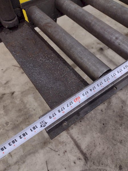 180&quot; LONG X 19&quot; WIDE X 39&quot; ROLLER CONVEYOR: STOCK #21841