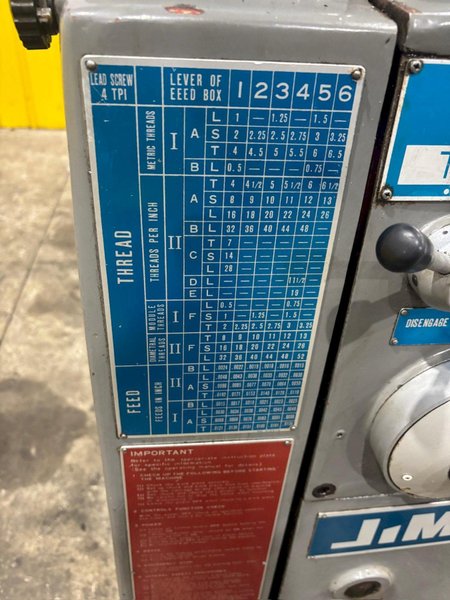 14&quot; X 40&quot; JIMT 360X1000 GAP BED GEARED HEAD ENGINE LATHE 1.5&quot; HOLE: YOBRO #24325