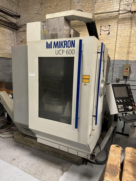 MIKRON MODEL #UCP600 CNC 4 AXIS MACHINING CENTER: STOCK #22410