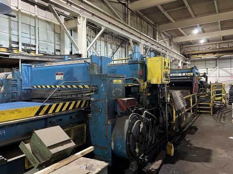 72" x 0.200" x 50,000# Voss Cut To Length Line STOCK# 3468