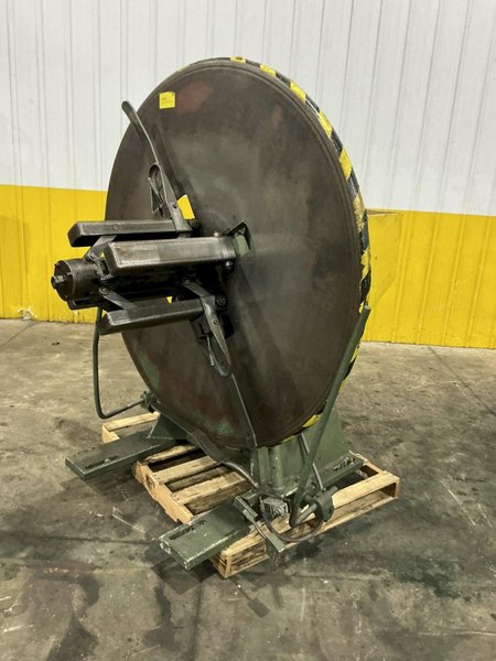 4,000 LBS X 18” LITTELL MODEL 40-18 MOTORIZED COIL REEL UNCOILER: YOBRO #26030